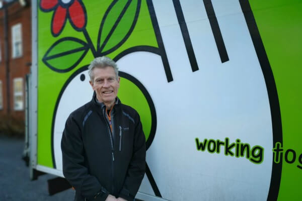 Living Magazines Homelessness charity volunteer Jim Wilkinson