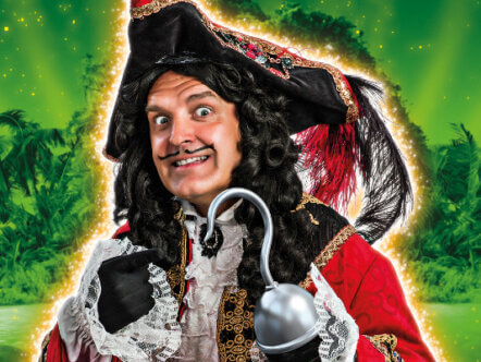 AWT Peter Pan Mark Moraghan as Captain Hook