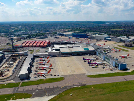 Living Magazines Aerial image of London Luton Airport