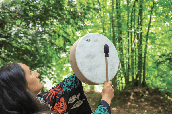 Angie's drum circle