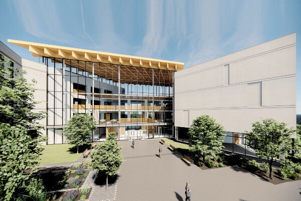 Living Magazines Architect impression of new Herts Police HQ main building