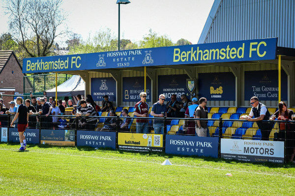 Berkhamsted FC Rossway Park Estate stand
