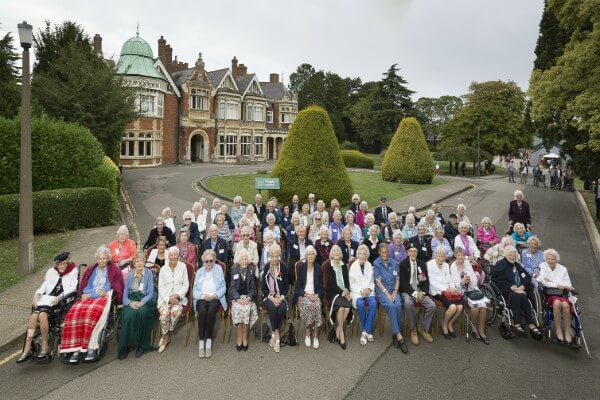 Living Magazines Bletchley Park Veterans Reunion group photo 2019