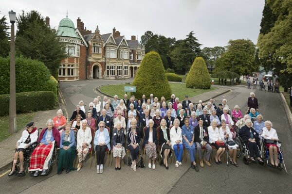 Living Magazines Bletchley Park Veterans Reunion group photo 2019