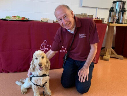 Brian Buckell Hearing Dogs volunteer