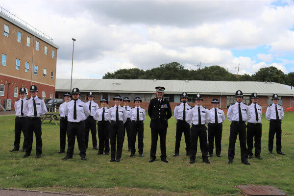 CC Hall with new recruits