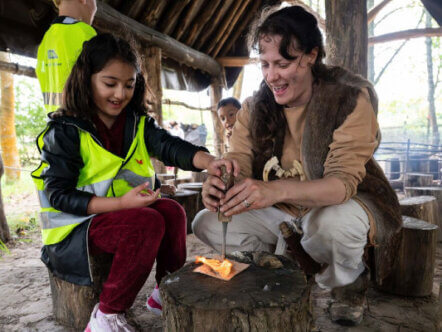 COAM School Trip Stone Age School Workshop KS2 KS1 Bucks