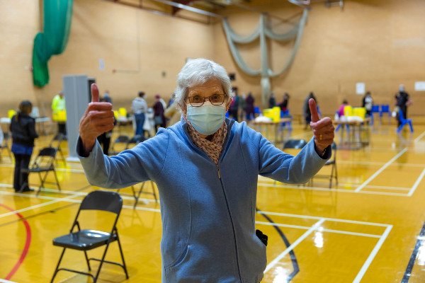 Living Magazines COVID Vaccination Anniversary Dora Hunter West Essex