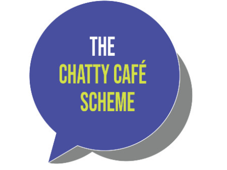 Living Magazines Chatty Cafe Sheme Logo