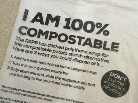 Living Magazines Compostable Wrap