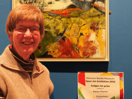 Living Magazines DBM 1st prize Karen Martin 'Promise of Summer' Open Art Exhibition