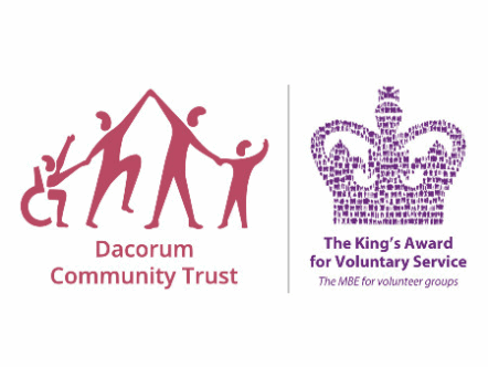 Dacorum Community Trust King's Award for Voluntary Service Logo