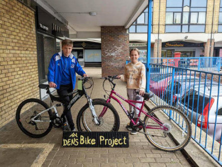Living Magazines DENS Bike Project Ukrainian children