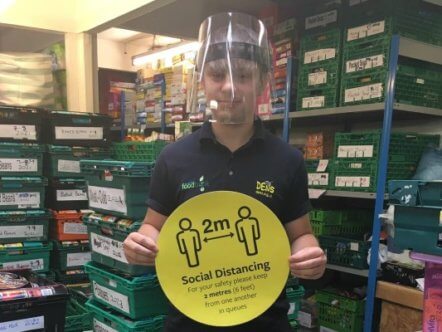 Living Magazines DENS Foodbank Volunteer