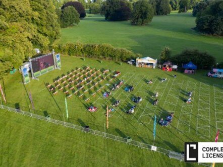 Living Magazines Drive in open air cinema