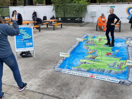 Living Magazines Euston Competition for Train Tickets