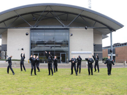 Living Magazines Female Detectives passing out ceremony