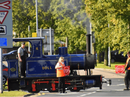 Flagmen on Leighton Buzzrd Railway