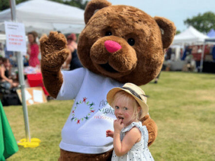 Living Magazines Florence Nightingale Hospice Florrie Bear volunteer