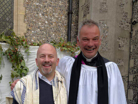 Fr Stuart Owen and Rabbi Neil Janes