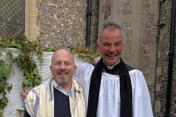 Fr Stuart Owen and Rabbi Neil Janes