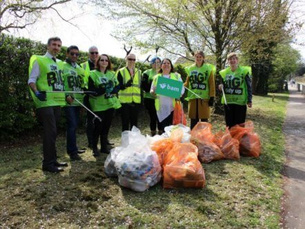 Living Magazines BAM Construct UK litter pickers