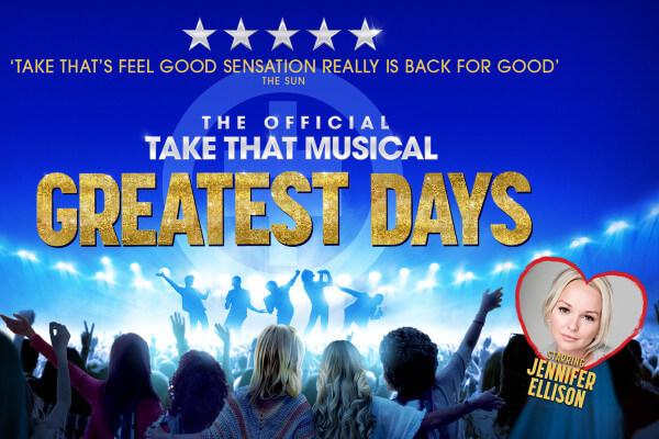 Living Magazines Take That musical Greatest Days starring Jennifer Ellison