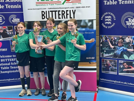 Living Magazines Greenway Butterfly National Table Tennis School Champions