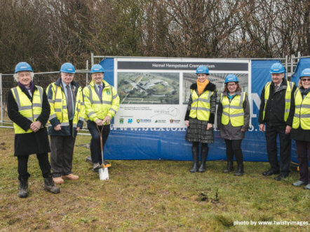 Living Magazines Hemel Hempstead Crematorium ground breaking event