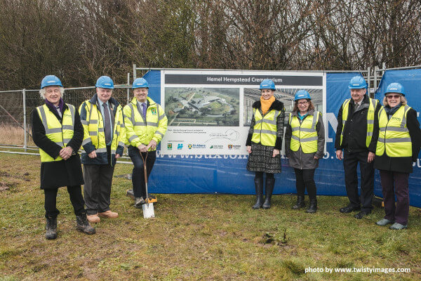 Living Magazines Hemel Hempstead Crematorium ground breaking event