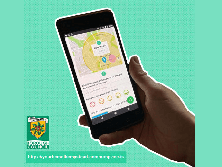 Living Magazines Hemel Hempstead Town Centre consultation smart-phone