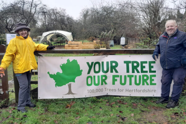Hertfordshire tree planting pledge