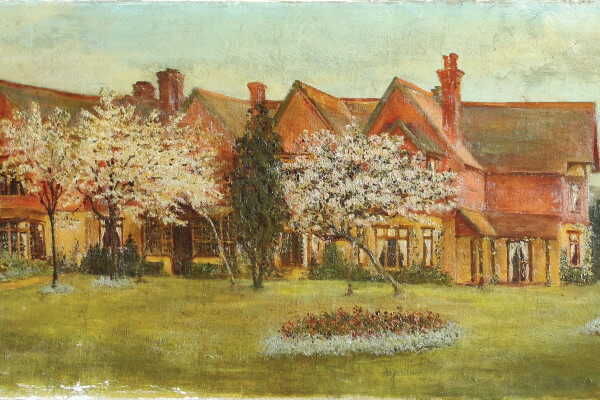 Home Farm, painting before restoration