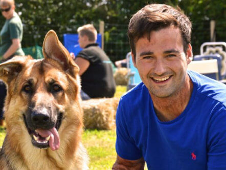 Living Magazines Jamie Pound dog trainer