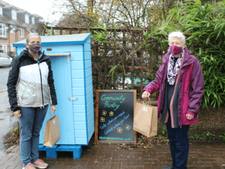 Living Magazines Berkhamsted Community Pantry and volunteers Joan and Jo