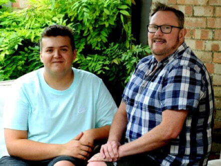 LGBTQ+ Foster Carers Jack Doyle and Andy Windebank from Stevenage