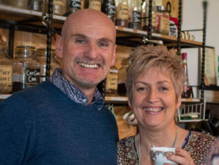 Living Magazines Liberty Tea Rooms founders Owen and Kerry-Anne