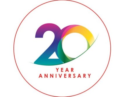 Living Magazines 20 Years Logo