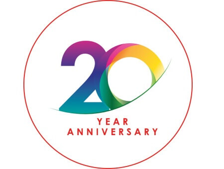 Living Magazines 20 Years Logo