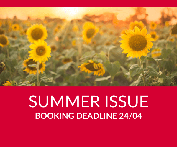 Living Website Ad Summer booking (600 × 500px)