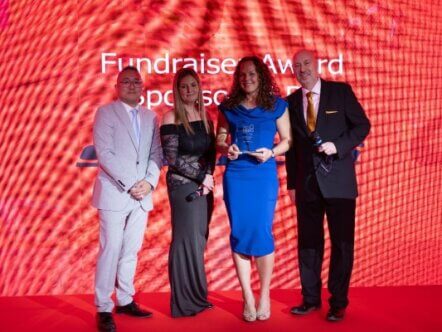 Liz Cundale wins Fundraiser Hertfordshire Hero Award