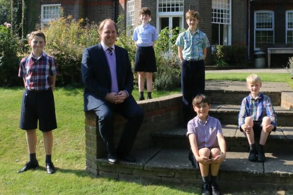 Living Magazines Lockers Park - Mr Wilson with New Prefects and Head Boy