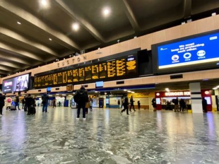 Living Magazines London Euston concourse December 2020