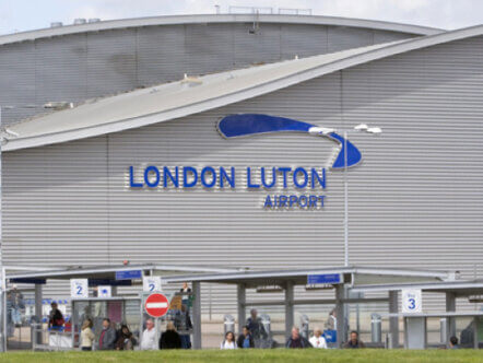 London Luton Airport terminal building