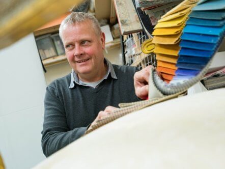 Living Magazines Mark Browes - Escott’s Upholstery - Small business based at The Wenta Business Centre, Watford