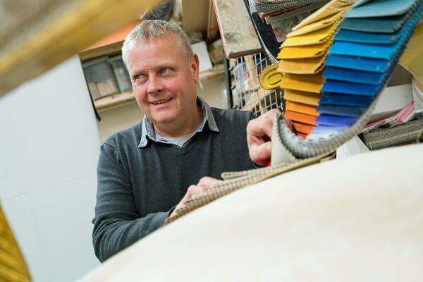 Living Magazines Mark Browes - Escott’s Upholstery - Small business based at The Wenta Business Centre, Watford