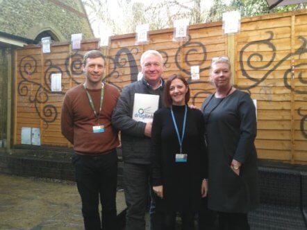 Living Magazines Mike Penning Oxygen Recovery visit 25 Jan 2019