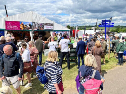 Living Magazines Herts County Council's Music Centre at Herts County Show