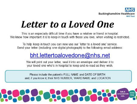 Living Magazines NHS Letter to a Loved One