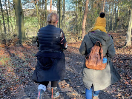 Nature for Wellbeing - Winter walkers (c) Debbie Bigg